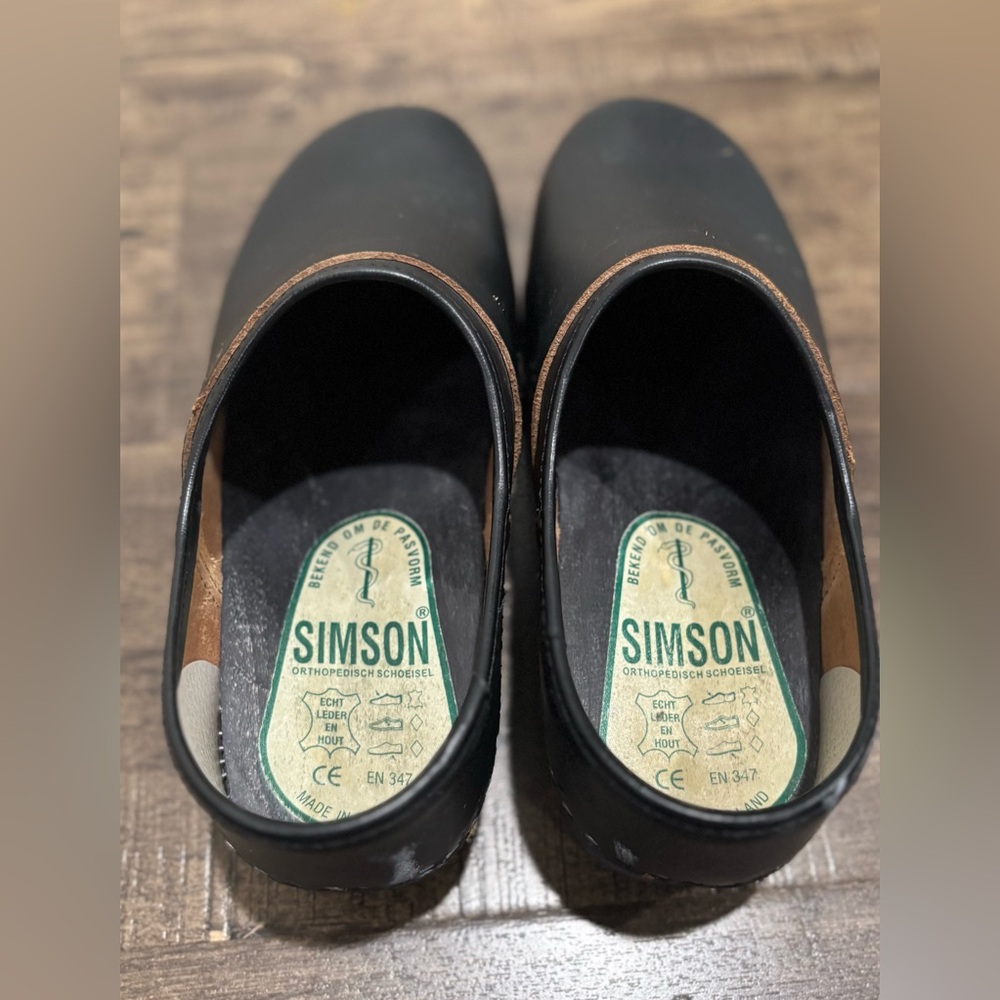 Simson Black Clogs - Picture 8 of 8